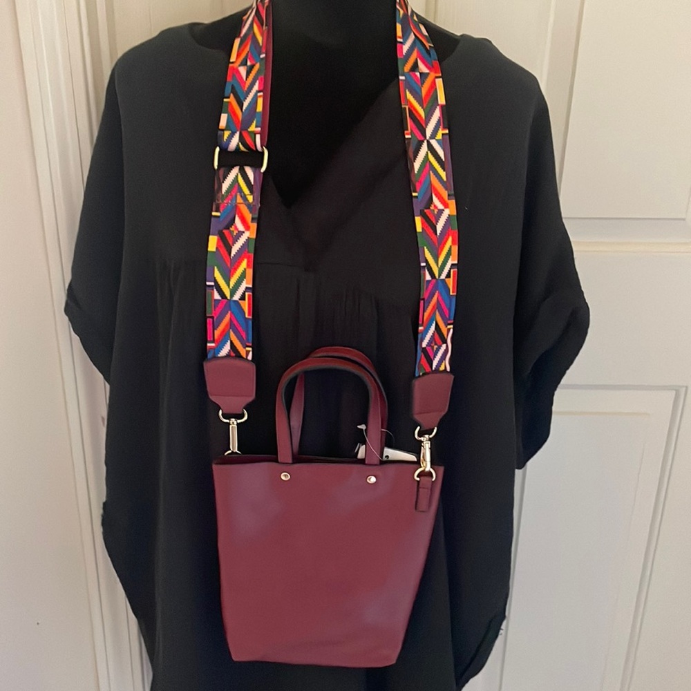 🎉♥️ NEW Marissa Satchel Crossbody Bag Purse Adjustable Reversible Purse Strap